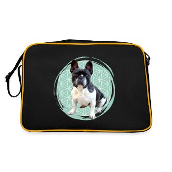 Français Bulldog français bully BULLDOGS - Sac Retro - noir/or - Dos