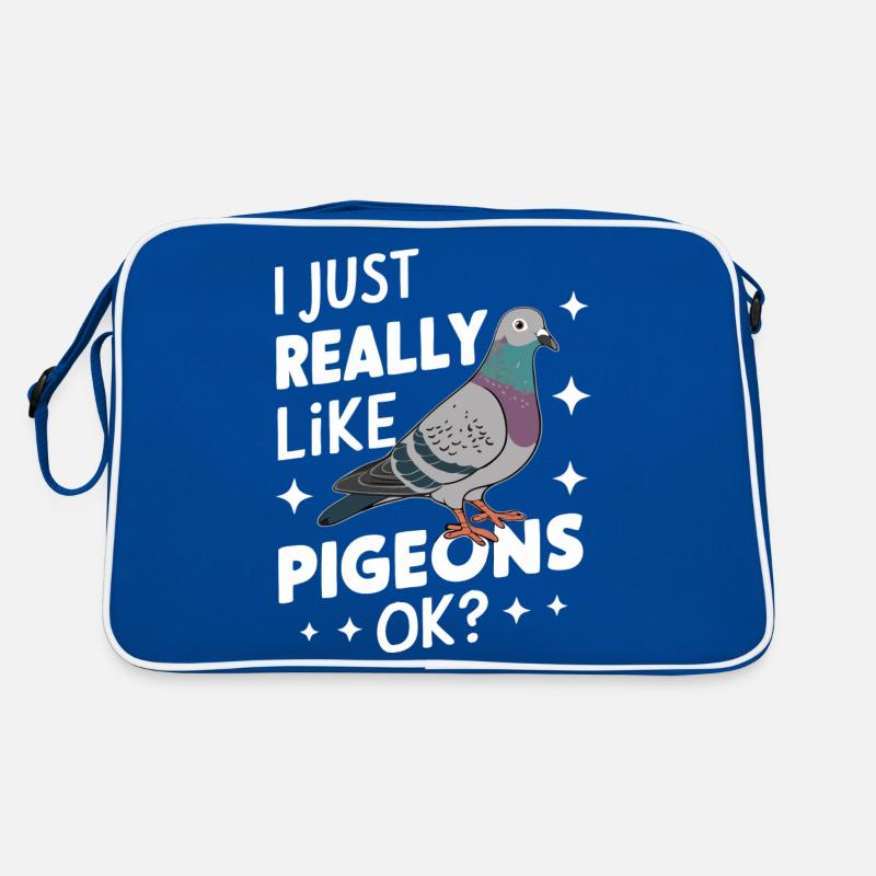 Taube Tauben Tier Vogel Retro Tasche