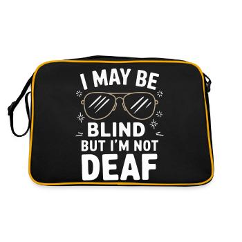 Aveugle Personnes malvoyantes - Sac Retro - noir/or - Dos