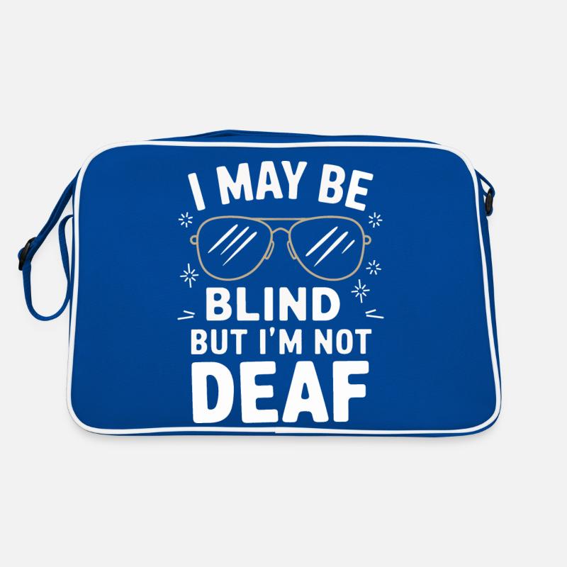 Blinde Blindheit Sehbehinderte Menschen Retro Tasche