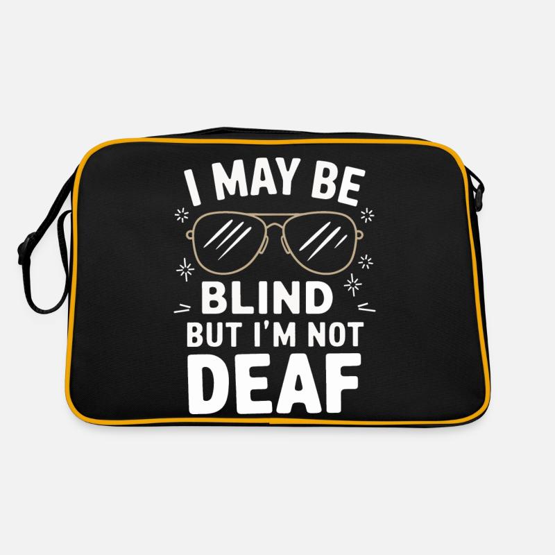 Blinde Blindheit Sehbehinderte Menschen Retro Tasche