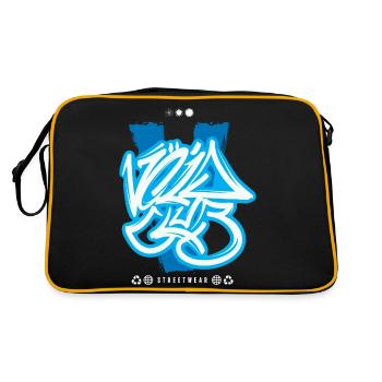 Graffiti urbain streetwear - Sac Retro - noir/or - Dos