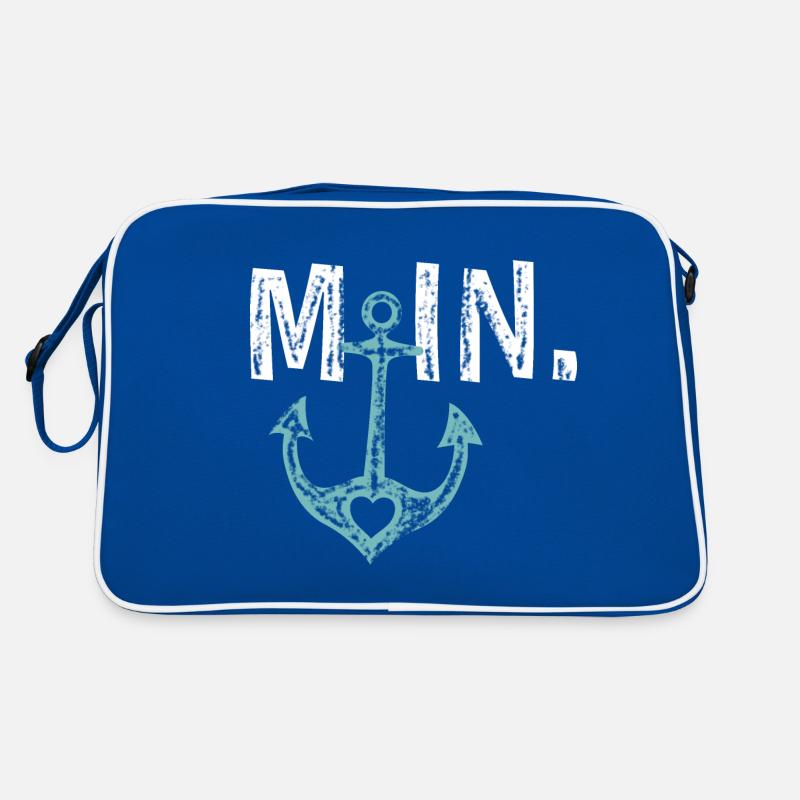 Moin Anker Seefahrt Design Geschenkidee Retro Tasche