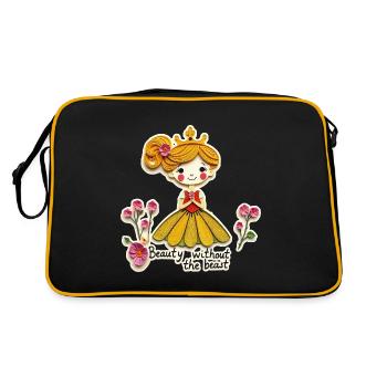 Princesse - La Belle sans la bête 1 - Sac Retro - noir/or - Dos