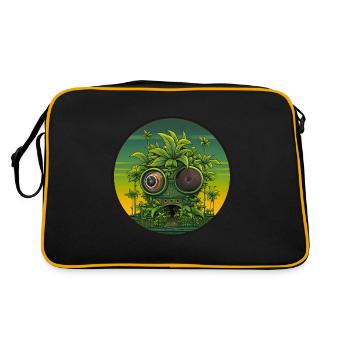 Jungle funk monster lost in music - Retro Bag - black/gold - Back