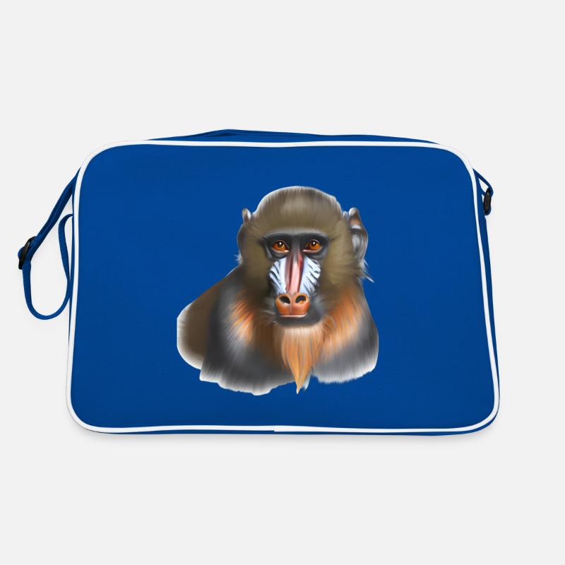 Mandrill Monkey Retro Bag