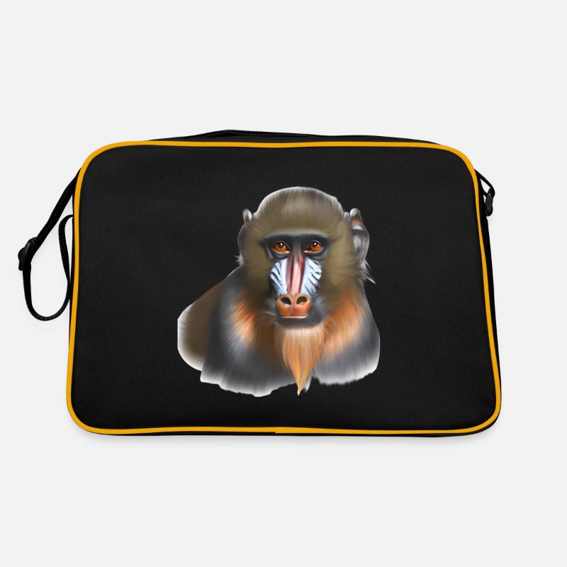 Singe Mandrill Sac Retro