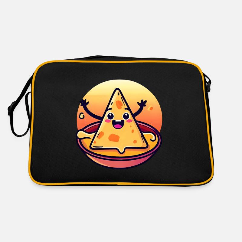 Chips de nacho dans un bain de fromage crémeux Sac Retro