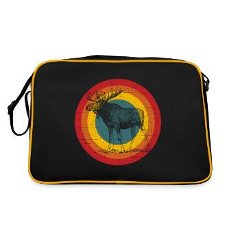 L’orignal - Sac Retro - noir/or - Dos