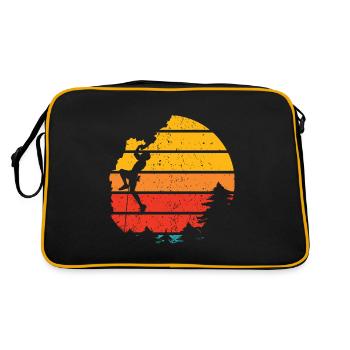 Vintage Trad Climbing Rock Climbing - Retro Bag - black/gold - Back