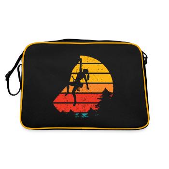 Trad Climbing Rock Climbing - Retro Bag - black/gold - Back