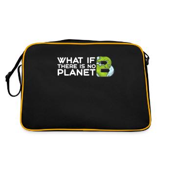 Et s’il n’y a pas de planète B ? - Sac Retro - noir/or - Dos