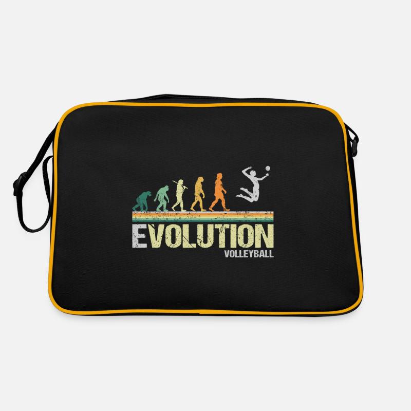 Volleyball Beach Volleyball Evolution Retro Funny Retro Bag