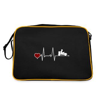 GoKart Go-Kart Pilote de GoKart Karting Heartbeat - Sac Retro - noir/or - Dos