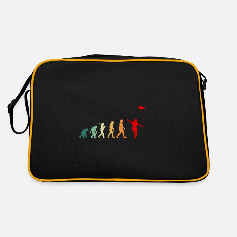 Drachensteigen Drachen steigen Evolution Retro Retro Tasche
