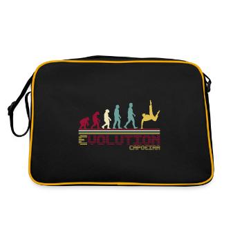 Capoeira brésilien art martial évolution rétro - Sac Retro - noir/or - Dos
