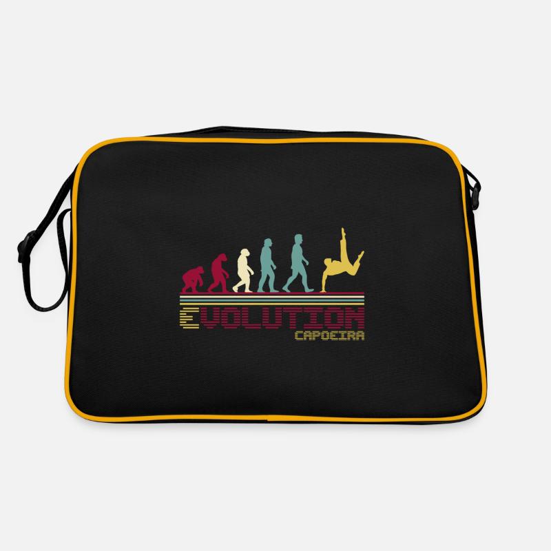 Capoeira Brasilianische Kampfkunst Evolution Retro Retro Tasche