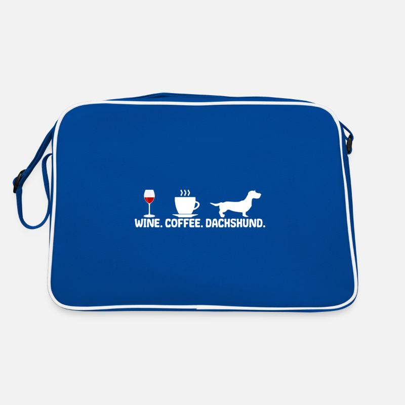 Vin de teckel à poil dur de teckel disant pour le propriétaire Sac Retro