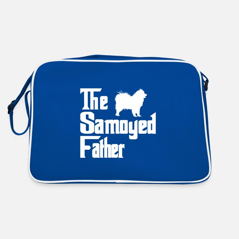 Siberian Samoyed father saying for master Retro Bag