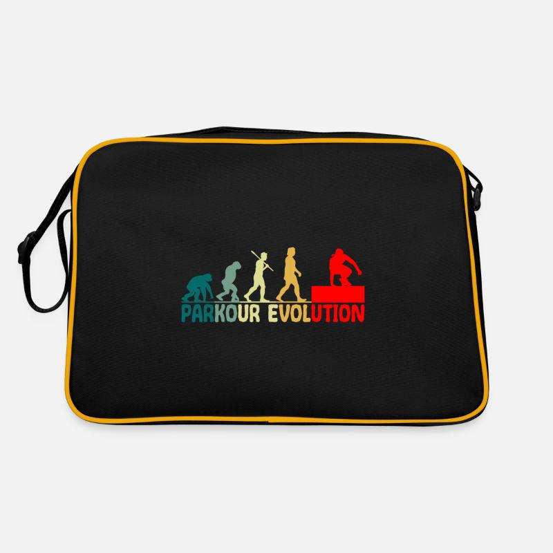 Parkour Evolution Retro Style Drôle Sac Retro