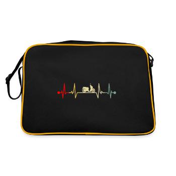 Pilote de scooter électrique Scooter Heartbeat Retro - Sac Retro - noir/or - Dos