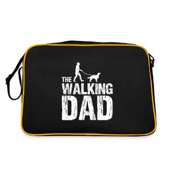 Setter anglais The Walking Dad - Sac Retro - noir/or - Dos