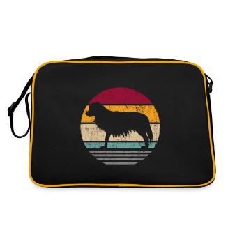 Kooikerhondje Kooiker Rétro Vintage - Sac Retro - noir/or - Dos