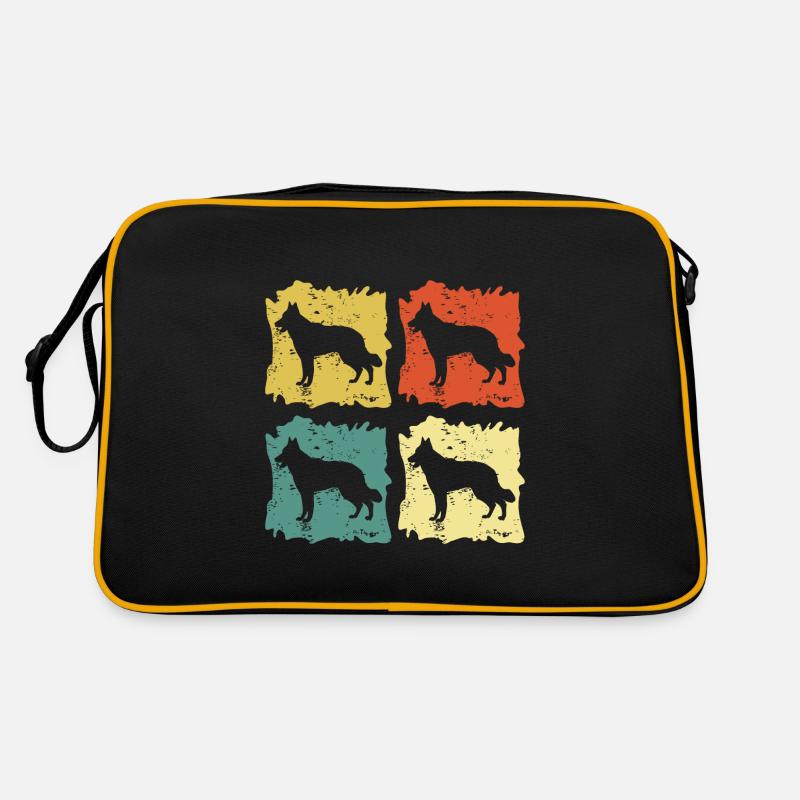 Swiss White Shepherd Pop Art Retro Bag