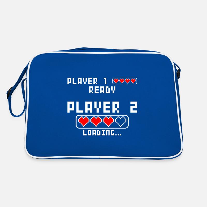 Grossesse annoncer baby Player 2 Loading Sac Retro