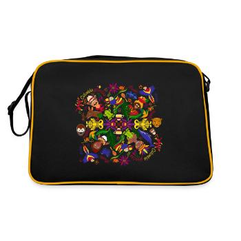 La Colombie, charmante terre pleine de gens joyeux - Sac Retro - noir/or - Dos