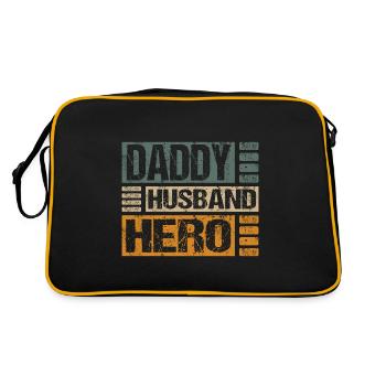 Mari Papa Héros - Sac Retro - noir/or - Dos