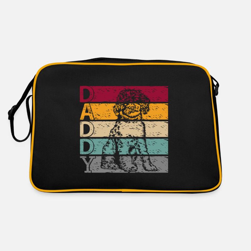 Lagotto Romagnolo dog daddy daddy master for him Retro Bag