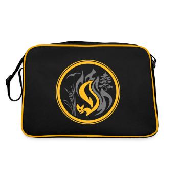 Risque d’incendies de forêt Feux de végétation - Sac Retro - noir/or - Dos