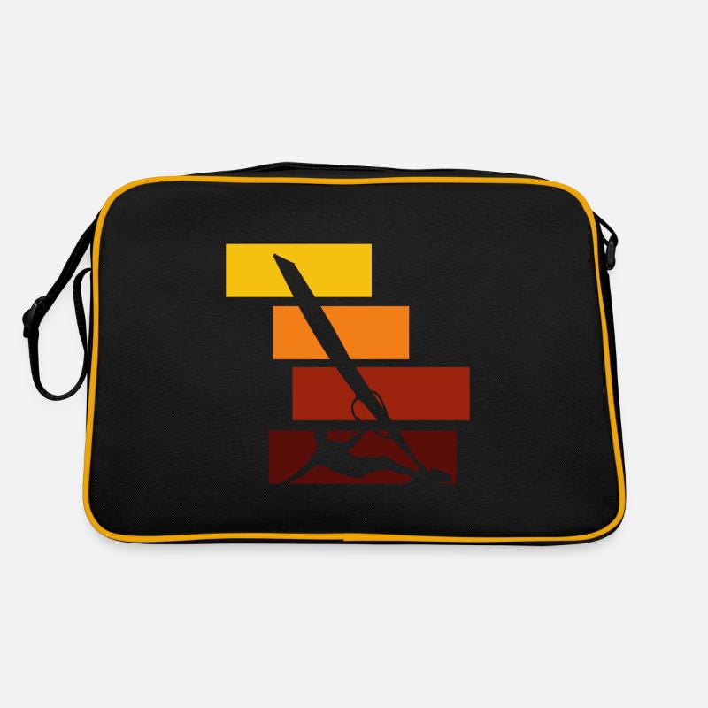 Windsurfen Meer Retro Tasche