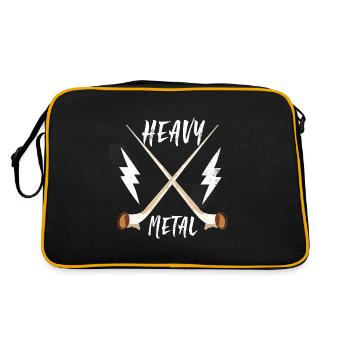 métal lourd de cor des Alpes - Sac Retro - noir/or - Dos