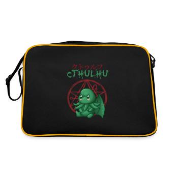 Great Cthulhu - Retro Bag - black/gold - Back