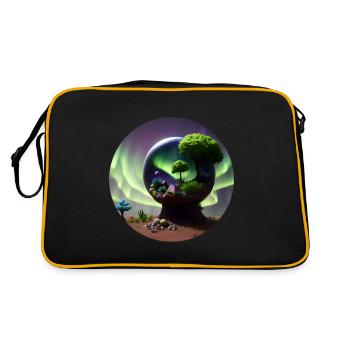 Ampoule Northern Lights - Sac Retro - noir/or - Dos