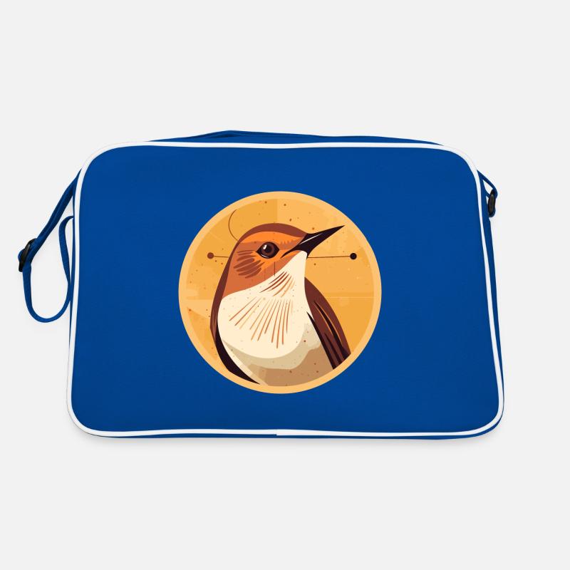 Zaunkönig Retro Tasche