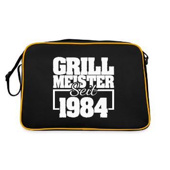 Accessoires de barbecue 1984 - Sac Retro - noir/or - Dos