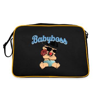 Bébé comme un patron - Babyboss tout-petit enfant parents - Sac Retro - noir/or - Dos