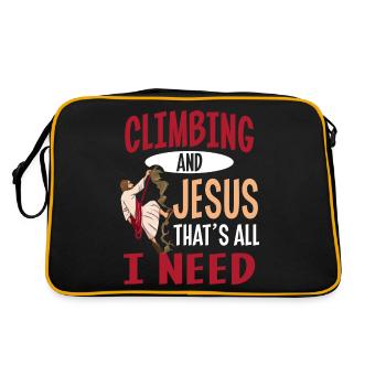 Climber quota for one mountaineer - Retro Bag - black/gold - Back