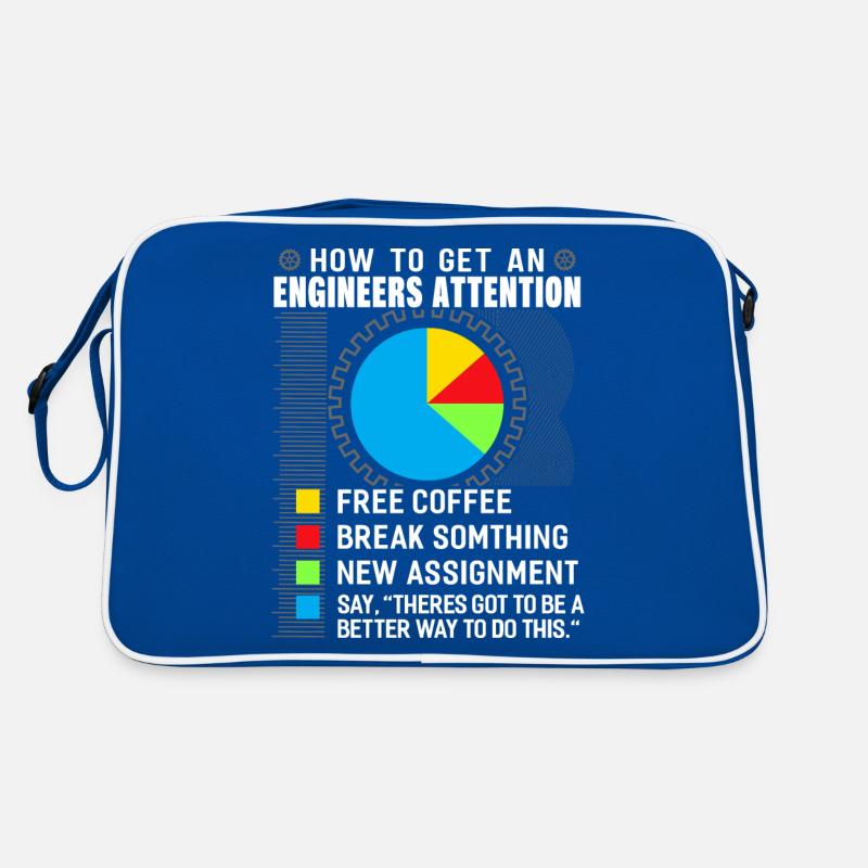 Engineer mechanical engineering electrical engineering gift Retro Bag