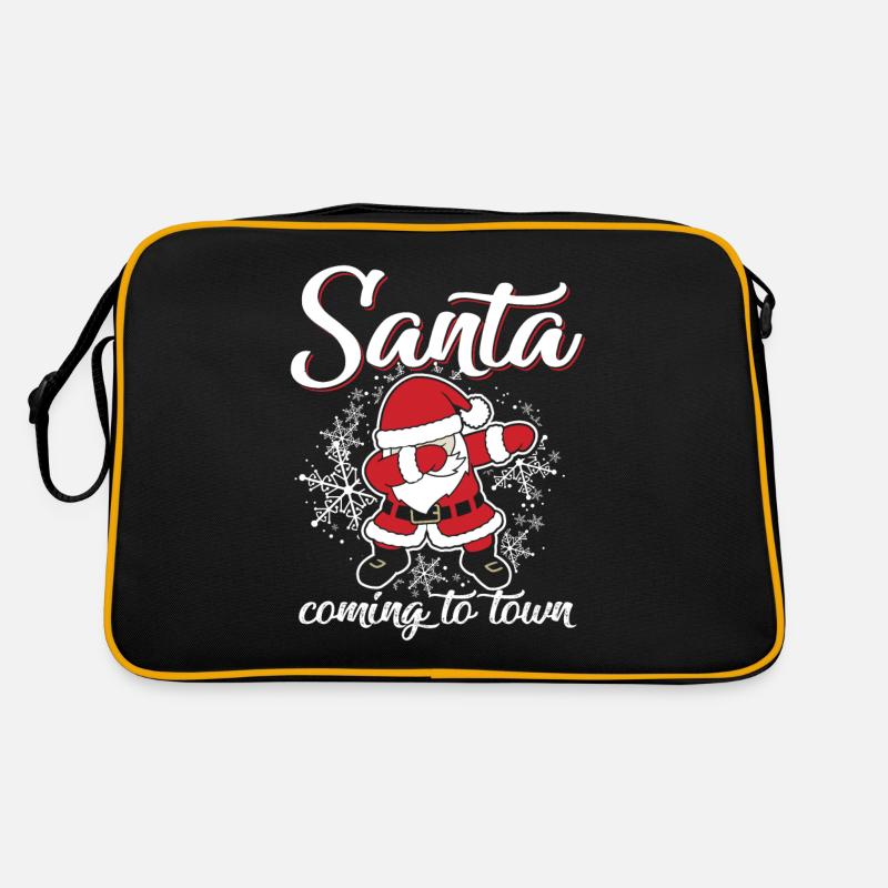 Dab Santa is coming to town Retro Bag
