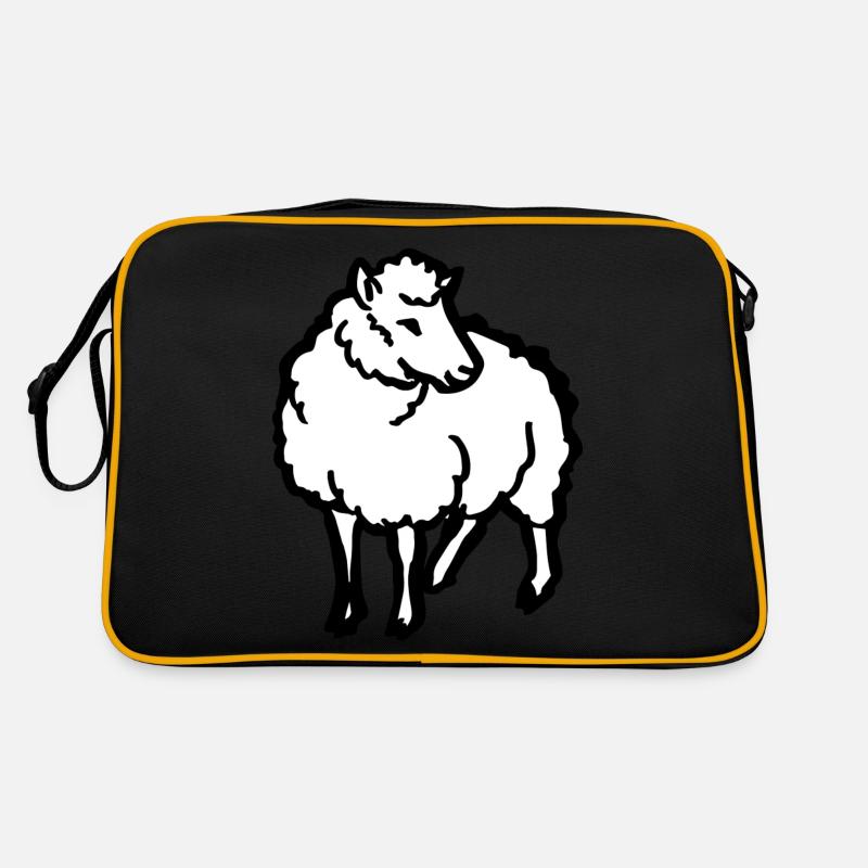 Sheep Aue Wool Agriculture Gift Funny Retro Bag