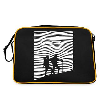 Randonnée pédestre - (6) - Sac Retro - noir/or - Dos