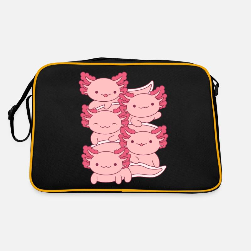 Conception de groupe d’axolotl rose pour les amateurs d’axolotl Sac Retro