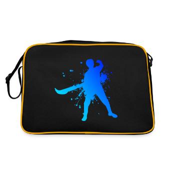 Pelote Femmes Pelote vasca Pelote Basque Hommes - Sac Retro - noir/or - Dos
