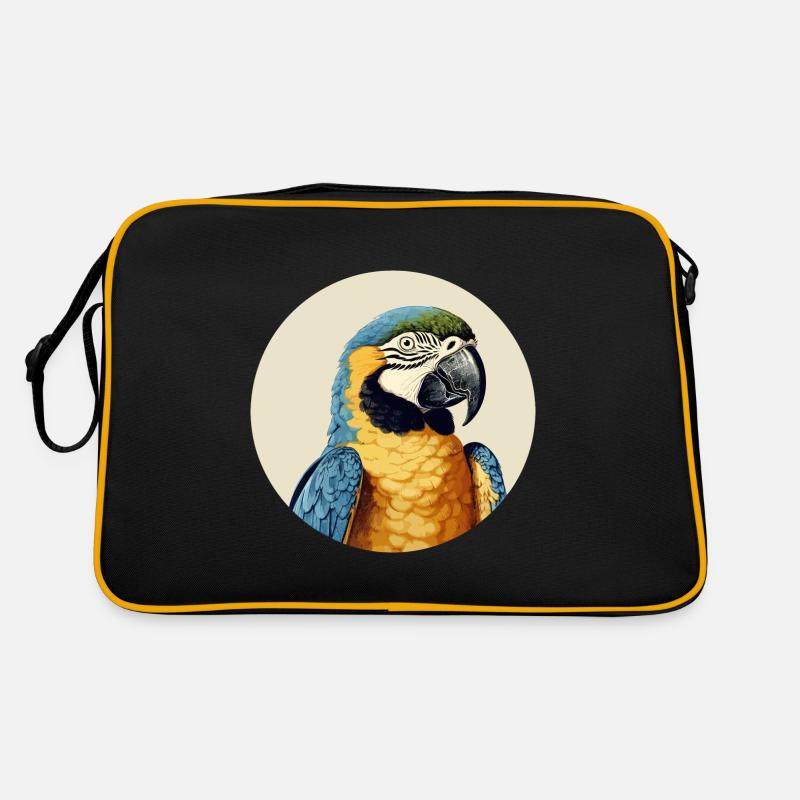 Ara bleu-or Sac Retro