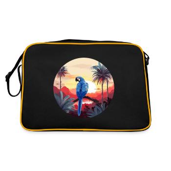 Ara hyacinthe - Sac Retro - noir/or - Dos