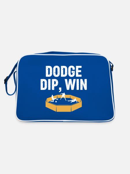 Dip Win Gaga Ball Master - Retro Tasche - Blau/Weiß - Hinten